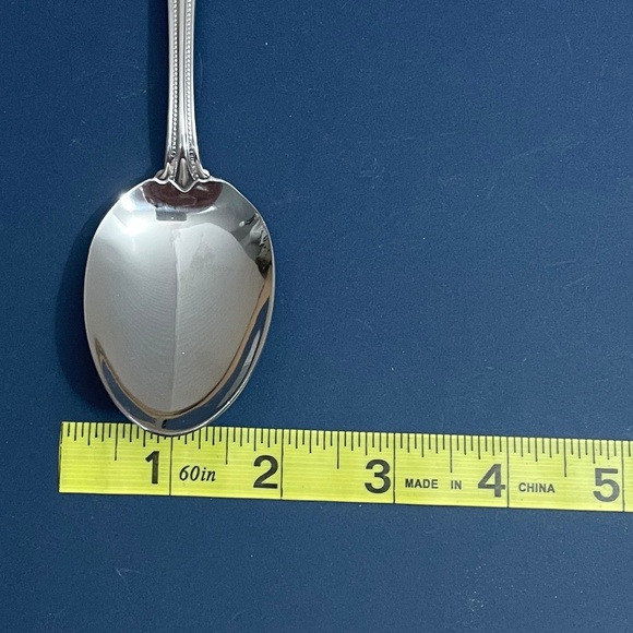 Oneida Arbor American Harmony Set of 6 Oval Soup Spoons Stainless Flatware USA - Picture 6 of 6